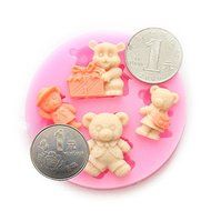 Silicone Winnie Fondant Cake Cupcake Mold DIY Chocolate Mold N5