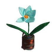 Gardenia Cloth Flower Bamboo Charcoal Air Fresher Radiation Protective Single (Green)