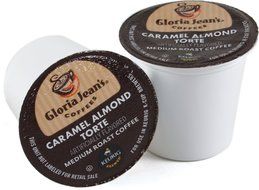 Gloria Jean's Caramel Almond Torte Coffee Keurig K-Cups, 18 Count