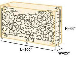 CoverMates &ndash; Log Rack Cover &ndash; 4 FT 50L x 25W x 44H &ndash; Classic Collection &ndash; 2 YR Warranty &ndash; Year Around Protection N6