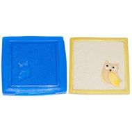First Impression Molds B238 Owl Baby Blanket Silicone Cake Decorating Mold, Small, Blue