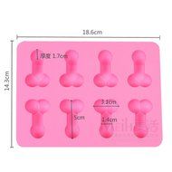XY Novelty Funny Party Favors Soft Silicone Penis Lips Butt Breast Ice Cube Tray Stag Party N6