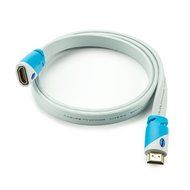 Aurum Flat Series - Flat HDMI Cable with Ethernet (40 Ft) - Supports 3D &amp; Audio Return Channel [Latest Version... N8