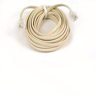Belkin F8V100-25-IV Pro Series Phone Line Cord - Phone cable - RJ-11 (M) - RJ-11 (M) - 25...