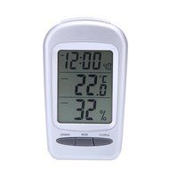 KKmoon LCD Digital Hygrometer Humidity Thermometer Temperature Meter Clock Home Indoor Use N4