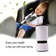 Bamett Car Air Purifier, Anion Air Purifier Car Purifier Oxygen Bar for Car, Air Cleaner, Remove Smoke, Bacteria... N13