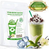 STAR-BUCK Matcha Latte Frappe Mix (16oz) - STAR Quality Matcha for a few BUCKS - Made with Certified 100% Organic... N4