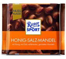 Ritter Sport *Imported* 100gr./3.5 oz. (Honey + Salt + Almond)