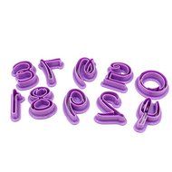 Lariy 36PCS/SET 3D 26 Letters Number 0-9 Cake Mold Silicone Non-Stick Words Cake Mold N2