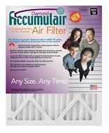 19.5x21x1 (Actual Size) Accumulair Diamond 1-Inch Filter (MERV 13) (4 Pack) N2