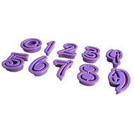 Lariy 36PCS/SET 3D 26 Letters Number 0-9 Cake Mold Silicone Non-Stick Words Cake Mold N3