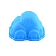 Lariy Car Shaped Silicone Cake Biscuit Baking Mold Tray Blue N3