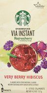 Starbucks Refreshers Very Berry Hibiscus 6 - 0.70 Oz Packets