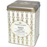 Harney &amp; Sons Black Iced Tea, Peach, 6 Tea Bags N6