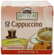 Grove Square Cappuccino, French Vanilla, 24 Count Single Serve Cups N82