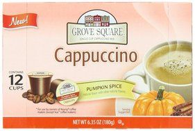 Grove Square Cappuccino, French Vanilla, 24 Count Single Serve Cups N83