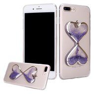 iPhone 7 Plus Case,Phezen Bling Glitter Soft Gel Clear TPU Case for iPhone 7 Plus,Glow in the Dark Luminous Heart...