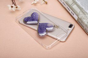 iPhone 7 Plus Case,Phezen Bling Glitter Soft Gel Clear TPU Case for iPhone 7 Plus,Glow in the Dark Luminous Heart... N2