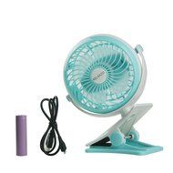 Portable Small Fan with Rechargeable Battery Compact Size Stroller Fan with Clip On Feature Good Fan for Camping...