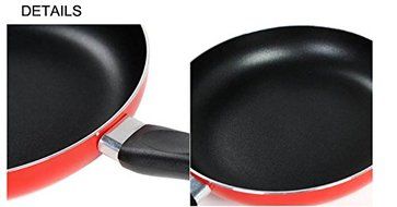 Express$ one piece 26cm Non-stick Frying Pan Aluminum Alloy Material Teflon Coating Inside Inductiion&amp;Gas Cookware... N4
