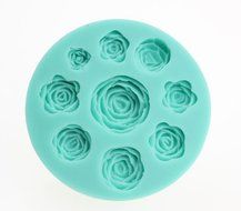 JUYO VONSAN Rose Silicone Soap mold Craft Molds cake DIY Decoration tool (Rose)