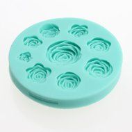 JUYO VONSAN Rose Silicone Soap mold Craft Molds cake DIY Decoration tool (Rose) N2