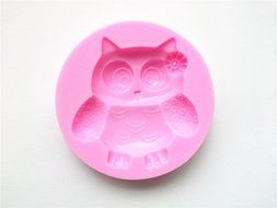Wocuz W0078 3D Carton Owl Shape Fondant Molds Silicone Sugar Craft Tools Cake Decorating Supplies N2