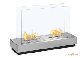Moda Flame Braga Free Standing Bio Ethanol Fireplace