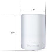LONGKO 300ml Changing Color Ultrasonic Aroma Diffuser Cool Mist Humidifier Essential Oil Air Purifier Lights Auto... N4