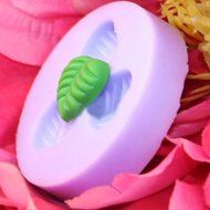 "F0121 Silicone Three Leaf leaves Cake Mould Fondant Soap Mould" shopping N4