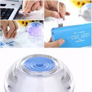 USB Air Purifiers,Beyoung Portable Mini Crystal Travel Size Air Humidifier Purifier LED Night Light For Home,Office... N8