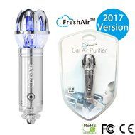 Car Air Purifier, Ionizer, Car Air Freshener, Ionic Air Purifier (2017 New Edition) - Removes Pollen, Smoke, Bad... N6