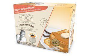 Wolfgang Puck Coffee Single Serve Cups, Vanilla French Toast, 0.35 Oz each, Net Wt. 8.29 Oz, 24 Count N7