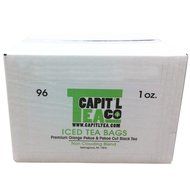 Premium Orange Pekoe &amp; Pekoe Cut Black Tea , 96 Gallon Size Tea Bags, Capit'l T N2