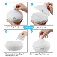 AROFUME 300ml Essential Oil Diffuser Ultrasonic Cool Mist Humidifier Aromatherapy Diffuser for Home N2