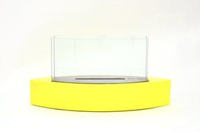 Chic Fireplaces- Luxury Concord Black Table Top Ventless Bio Ethanol Fireplace Indoor / Outdoor N7