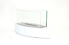 Chic Fireplaces- Luxury Concord Black Table Top Ventless Bio Ethanol Fireplace Indoor / Outdoor N8