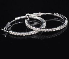 Ear Hoop FASHION SHINE Crystal Rhinestone Dangle Earrings Party Jewelry ue50