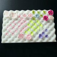BleuMoo 2Pcs Flower Drying Mats Sponge Pads Cake Fondant Sugarcraft Decoration DIY Tools N4
