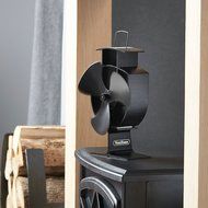 VonHaus Wood Stove Eco Fan - Heat Powered Ultra Quiet Triple Blade Fireplace Blower Fan for Efficient Heat Distribution... N12