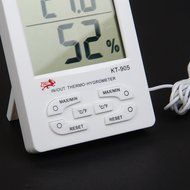 EEEKit Bundle of 2 Pack Digital LCD Alarm Temperature Humidity Hygrometer Thermometer Meter Monitor N3