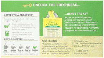 Bigelow Herbal Teas Six Flavor Assortment, 18 bags N2