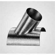 350404 4" x 45 Degree Vent Saddle- Galvanized Pipe