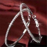 Ear Hoop FASHION SHINE Crystal Rhinestone Dangle Earrings Party Jewelry ue50 N3