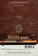 Keurig, Tully's House Blend Decaf, Medium Roast Coffee Extra Bold 24 K-Cup Single Serve Packs for Keurig Brewers N2