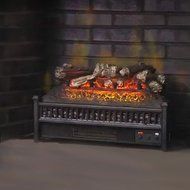 Comfort Smart 23-Inch Log Insert Electric Fireplace Set - ELCG240