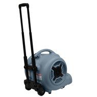 XPOWER P-830H 1-HP 1600-CFM 3 Speed Professional Air Mover with Telescopic Handle and Wheels, 8.5-Amp