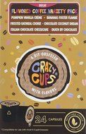 Crazy Cups Decaf Flavored Lovers Single Serve Cups for Keurig K Cups Brewer (24-Piece) N5