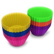 QualityStores&reg; Silicone Baking Cups - 6 Pack- Reusable Cupcake Muffin Liners Premium Quality - Nonstick Muffin...