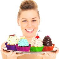 QualityStores&reg; Silicone Baking Cups - 6 Pack- Reusable Cupcake Muffin Liners Premium Quality - Nonstick Muffin... N2